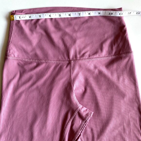 Lululemon Align Ribbed High-Rise 25" Dust Pink Women's Size 6 - Picture 6 of 7